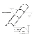 Metalldachkammkappe Rollformmaschine